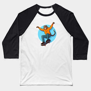 Skate Monkey Baseball T-Shirt